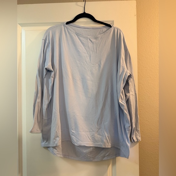 lululemon athletica Light Blue Long Sleeve Tee - Picture 1 of 4